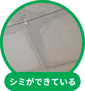 シミができている