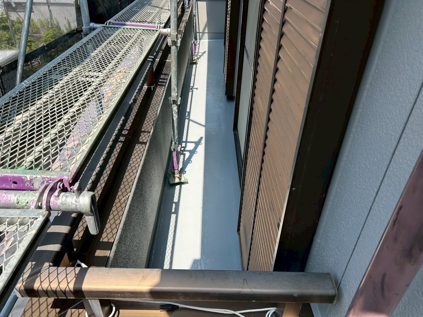 愛知県安城市にて雨漏り予防の塗装工事の施工前写真