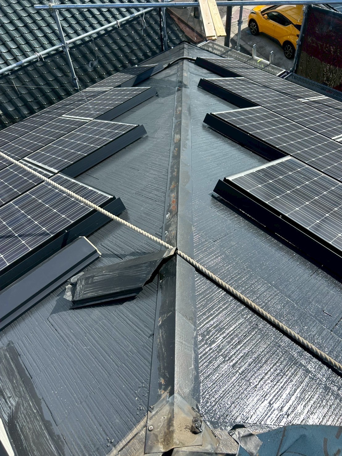 愛知県岡崎市にて屋根修理〈屋根塗装と屋根カバー工事〉の施工前写真