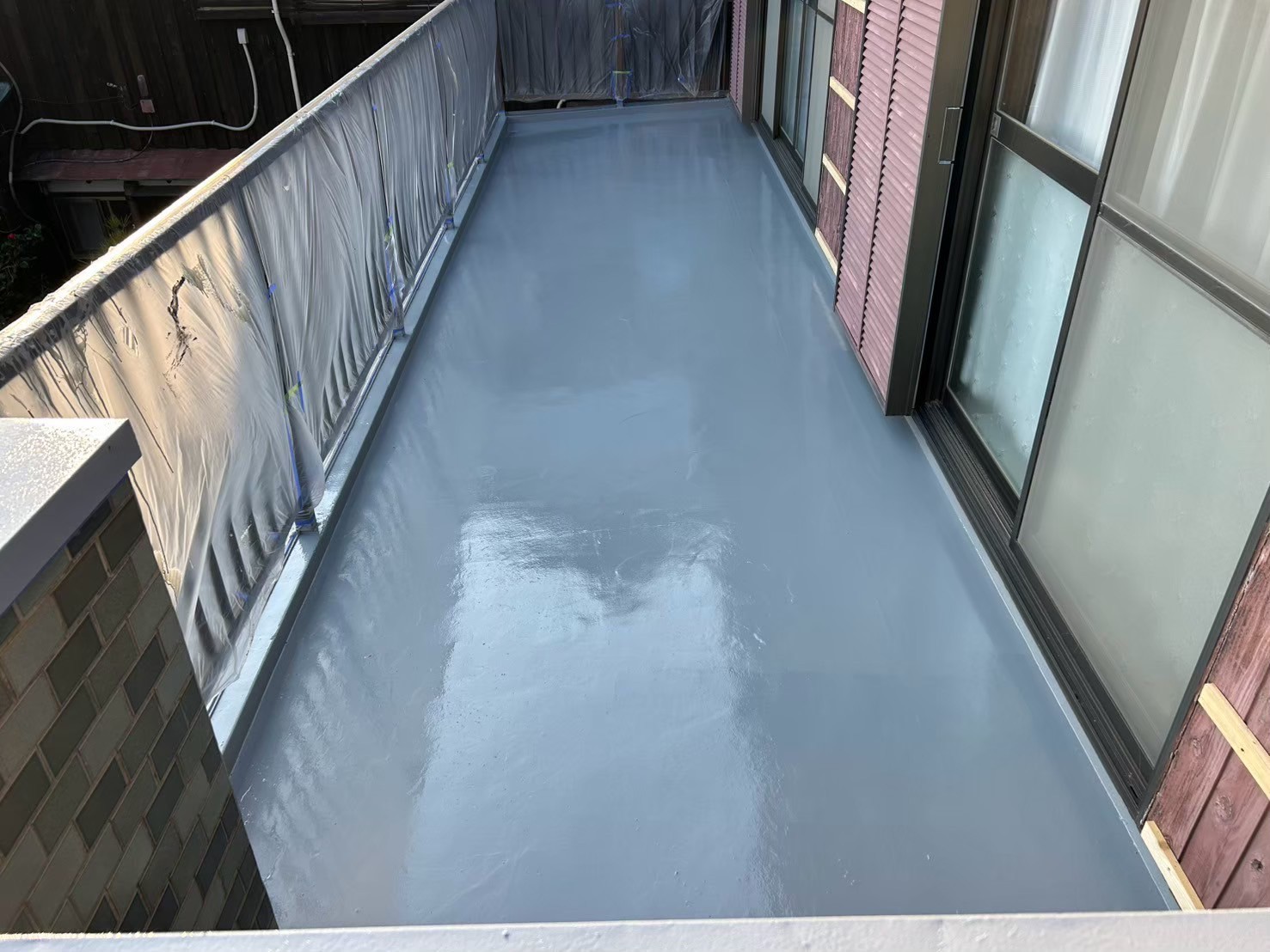 愛知県安城市にて雨漏り予防の瓦屋根修理・ベランダ防水