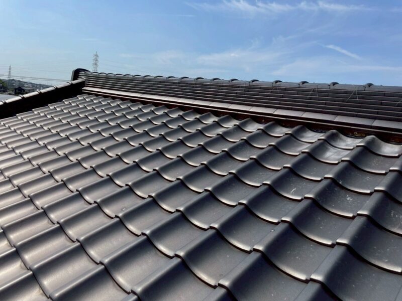 愛知県刈谷市にて瓦屋根修理〈漆喰メンテナンス〉の施工後写真