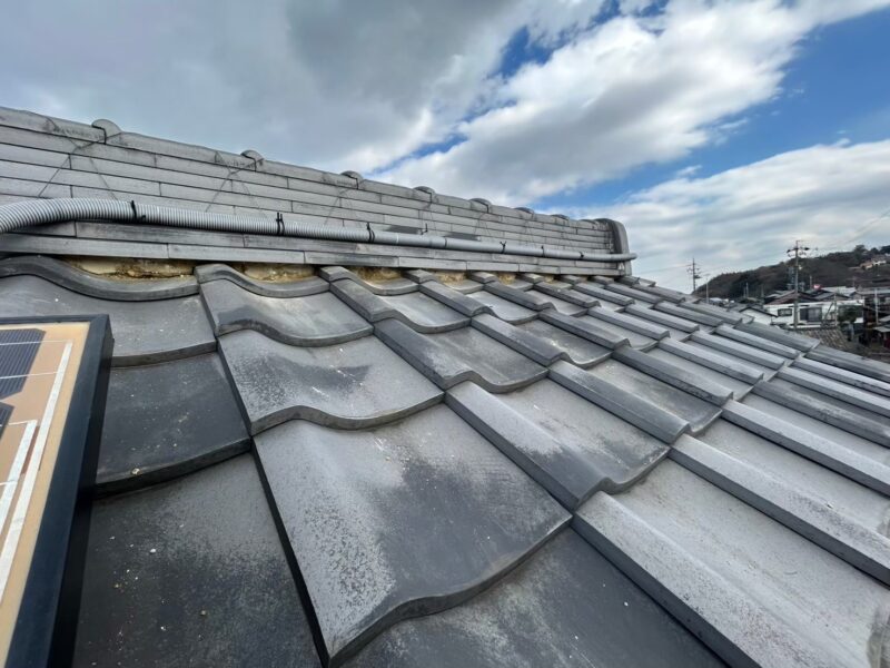 愛知県岡崎市にて屋根修理〈漆喰の剥がれ・雨漏りの予防〉の施工前写真