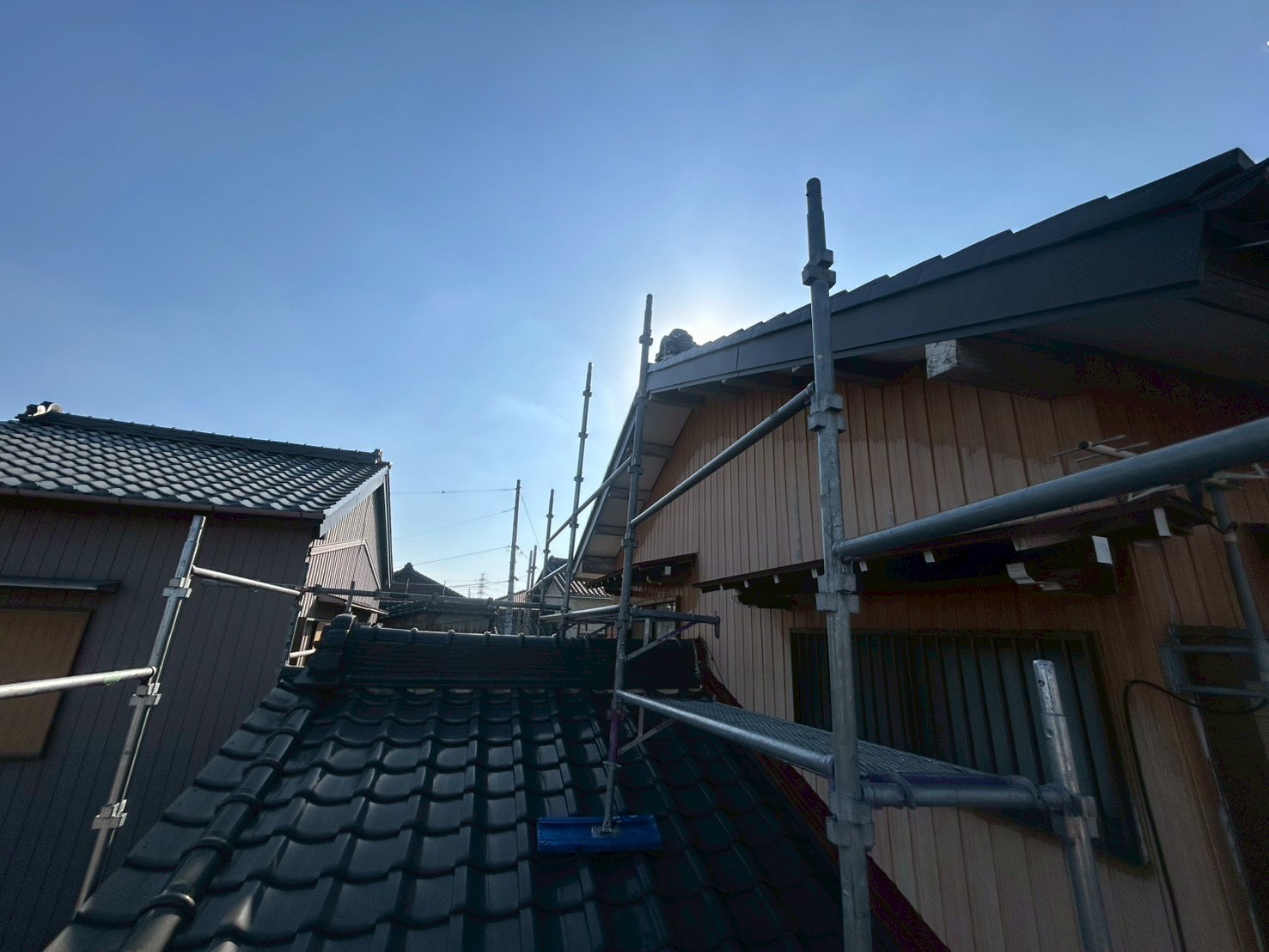 碧南市にて破風板金カバー・雨樋交換工事の施工後写真